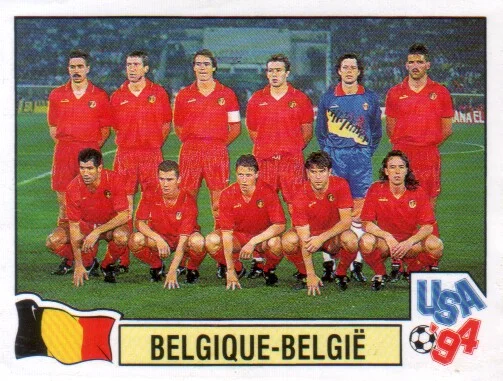 Belgio con Grün Panini Usa 94
