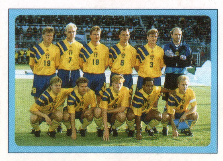 Svezia con Brolin Estadio Usa 94 (Spagna)
