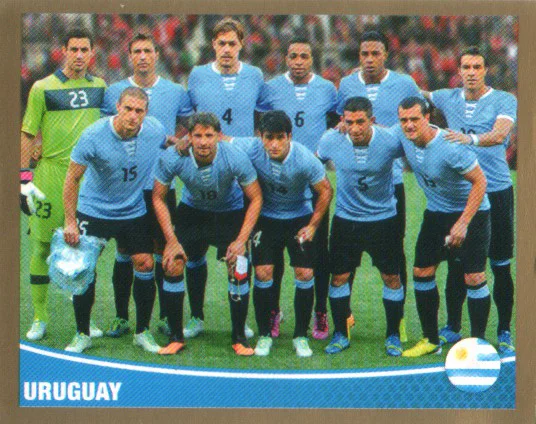 Uruguay con Gargano Navarrette Copa Mundial Brasil 2014 (PERÚ)