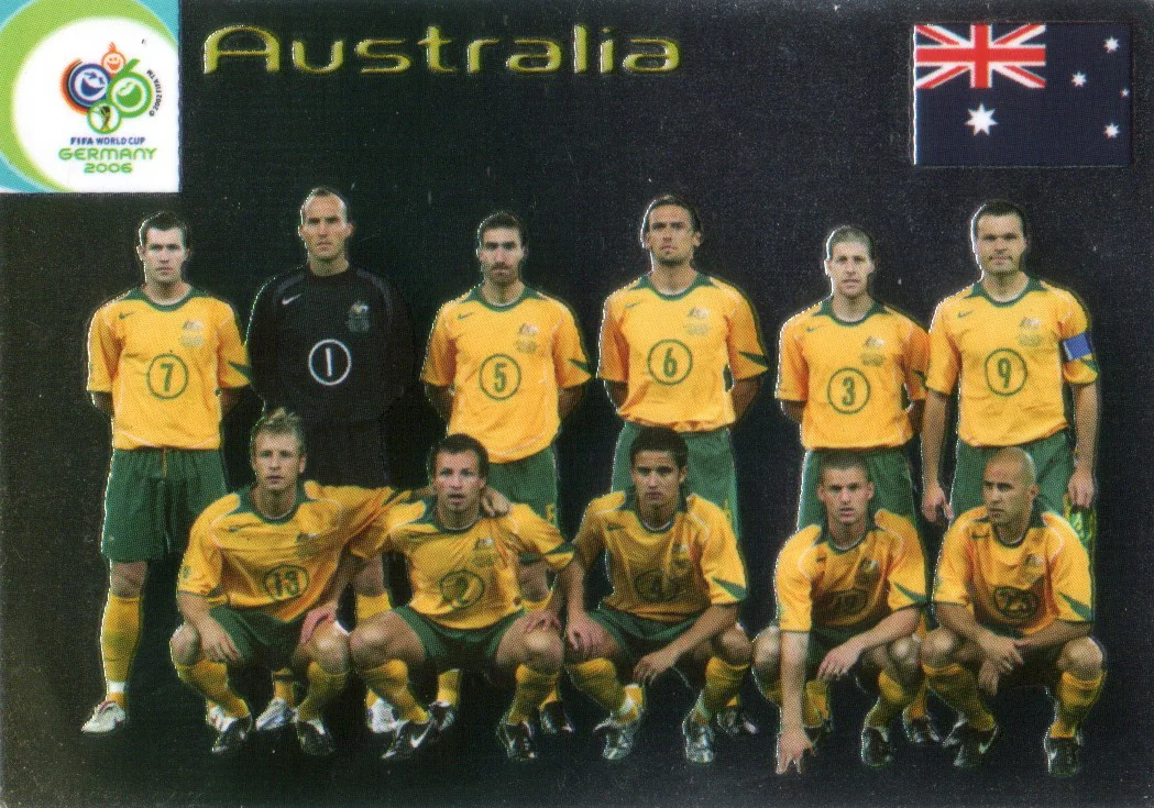 Australia con Grella e Bresciano Panini Cards World Cup Germany 2006