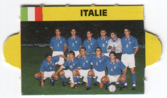 Italia con D.Baggio e F.Cannavaro Edizione France 98 sconosciuta