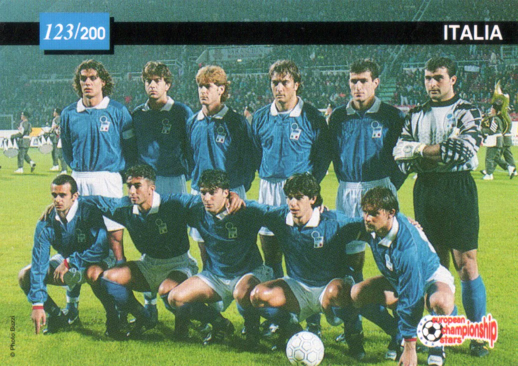 Italia (Euro 96) con Mussi European Championship Stars Plascot