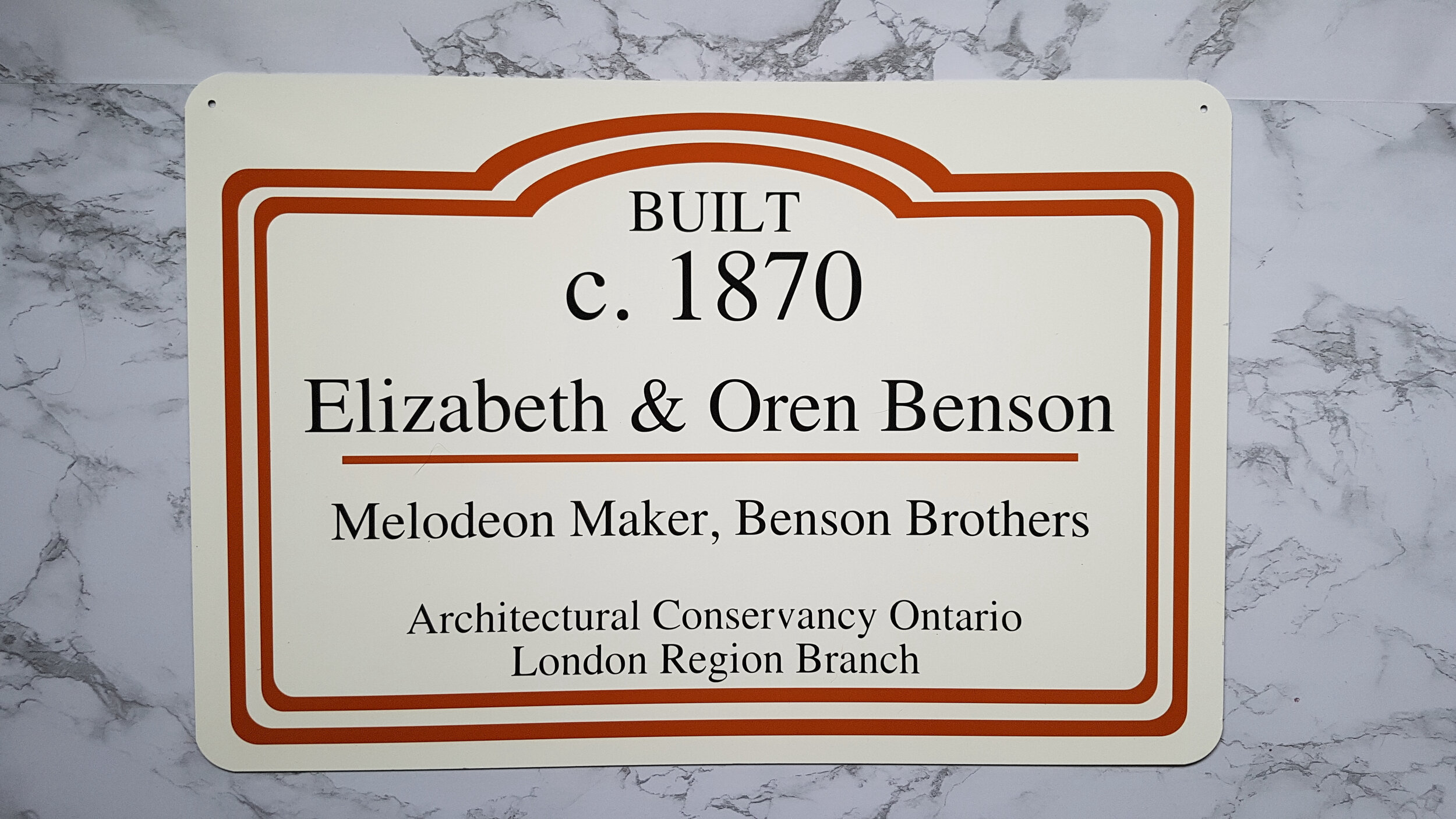 ACO London Region’s Historical House Sign Program Reaches Milestone. Pandemic Surge in Interest in Home History.