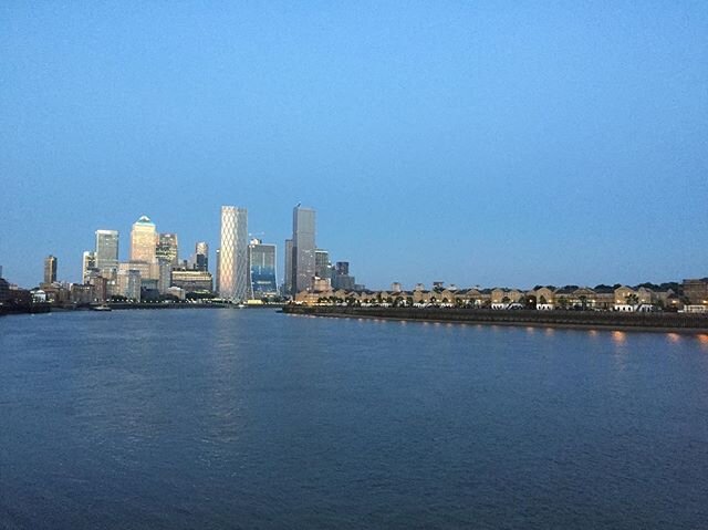 #canarywharf #summerevenings #blue