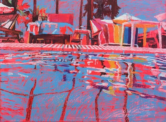 #flourescentpaint #swimmingpoolpainting