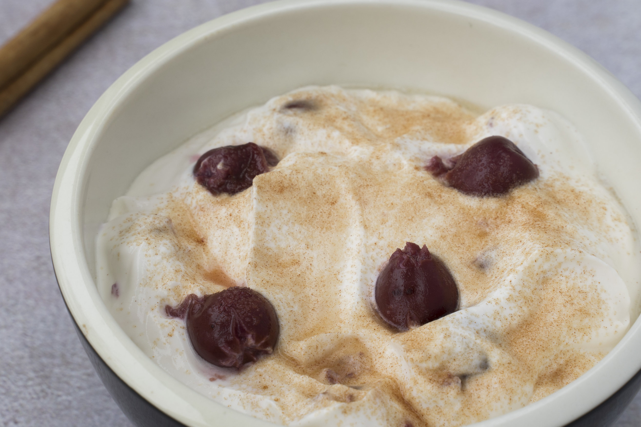 Roomkwark met vruchten