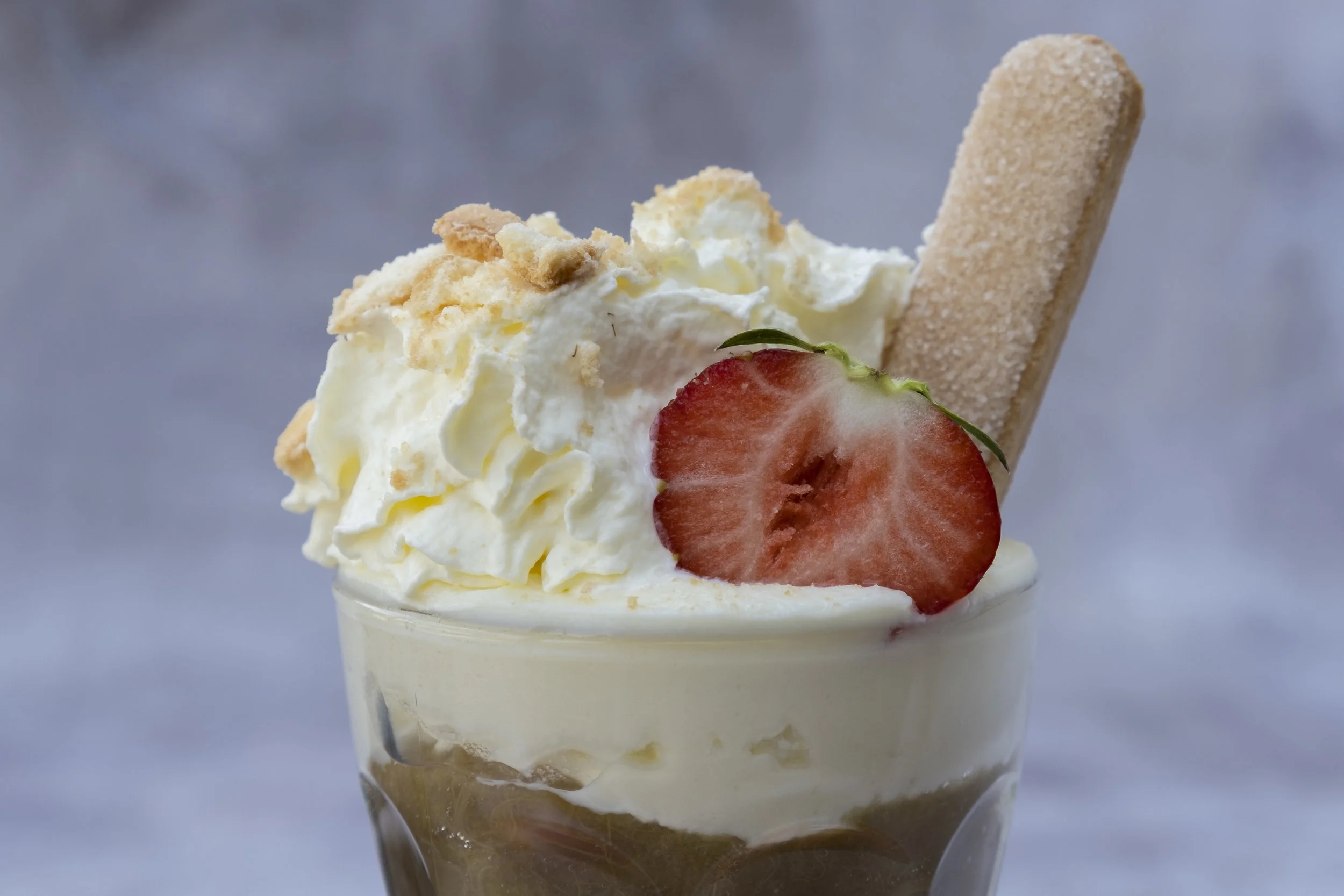 Tiramisu met rabarber