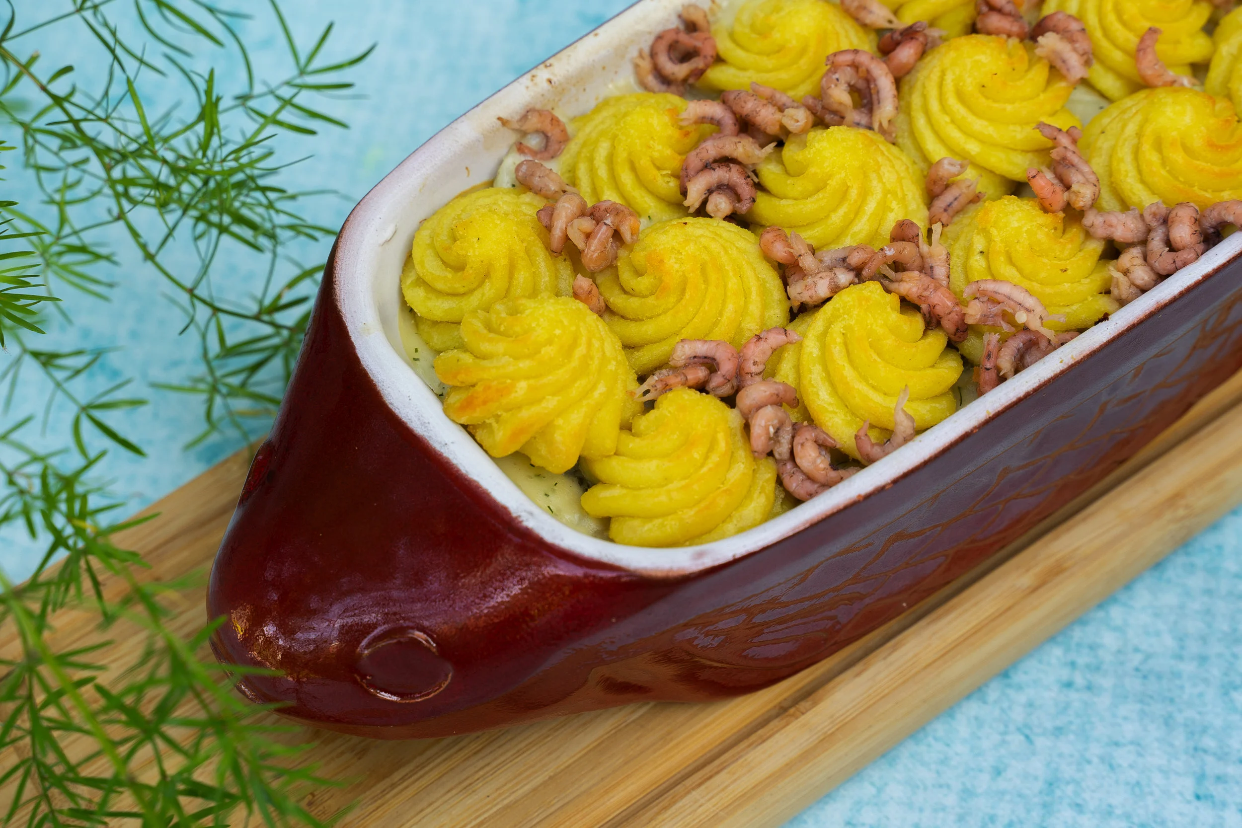 Ovenschotel met Noordzeevis