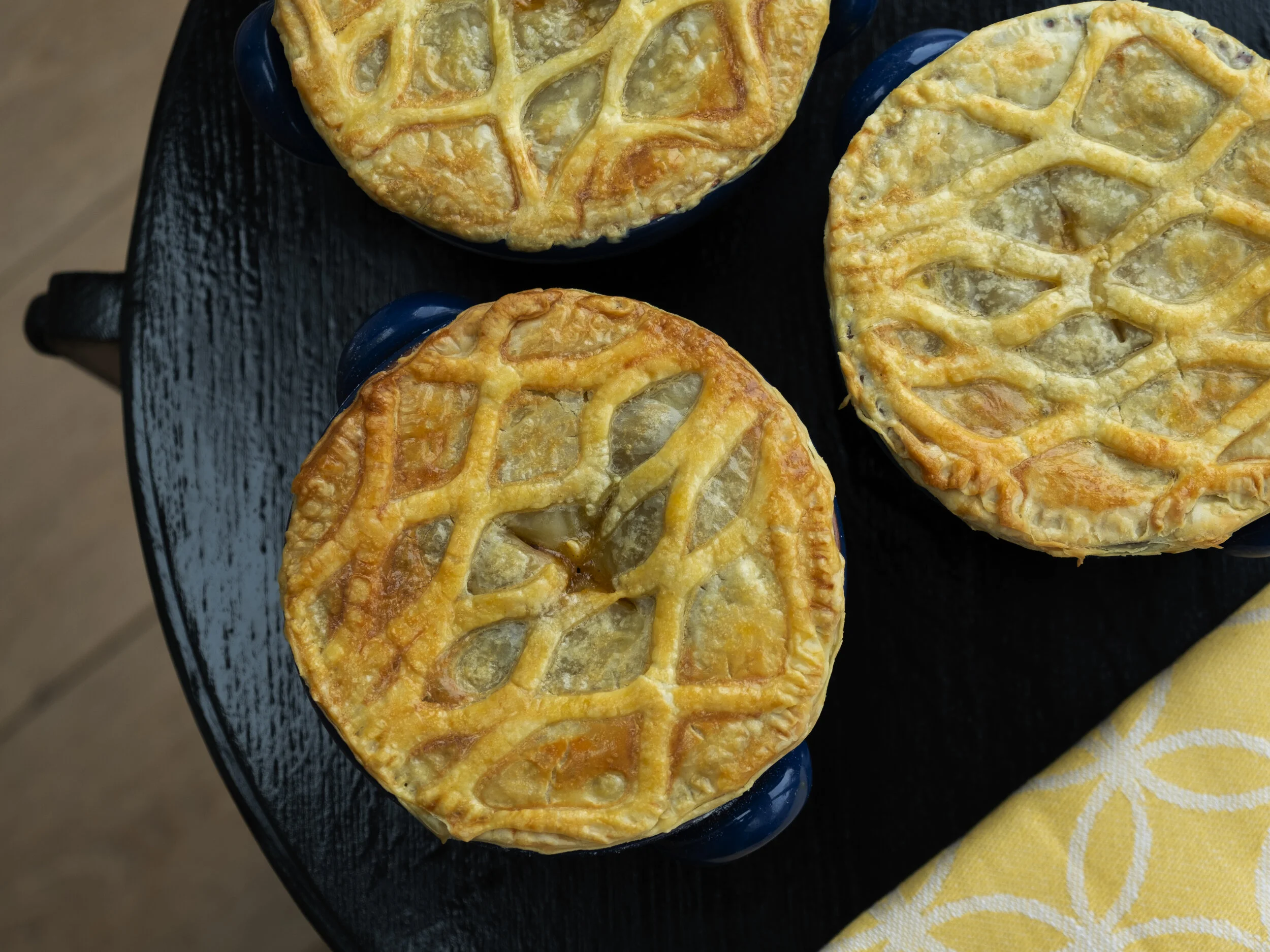 Pie van rundvlees en bokbier