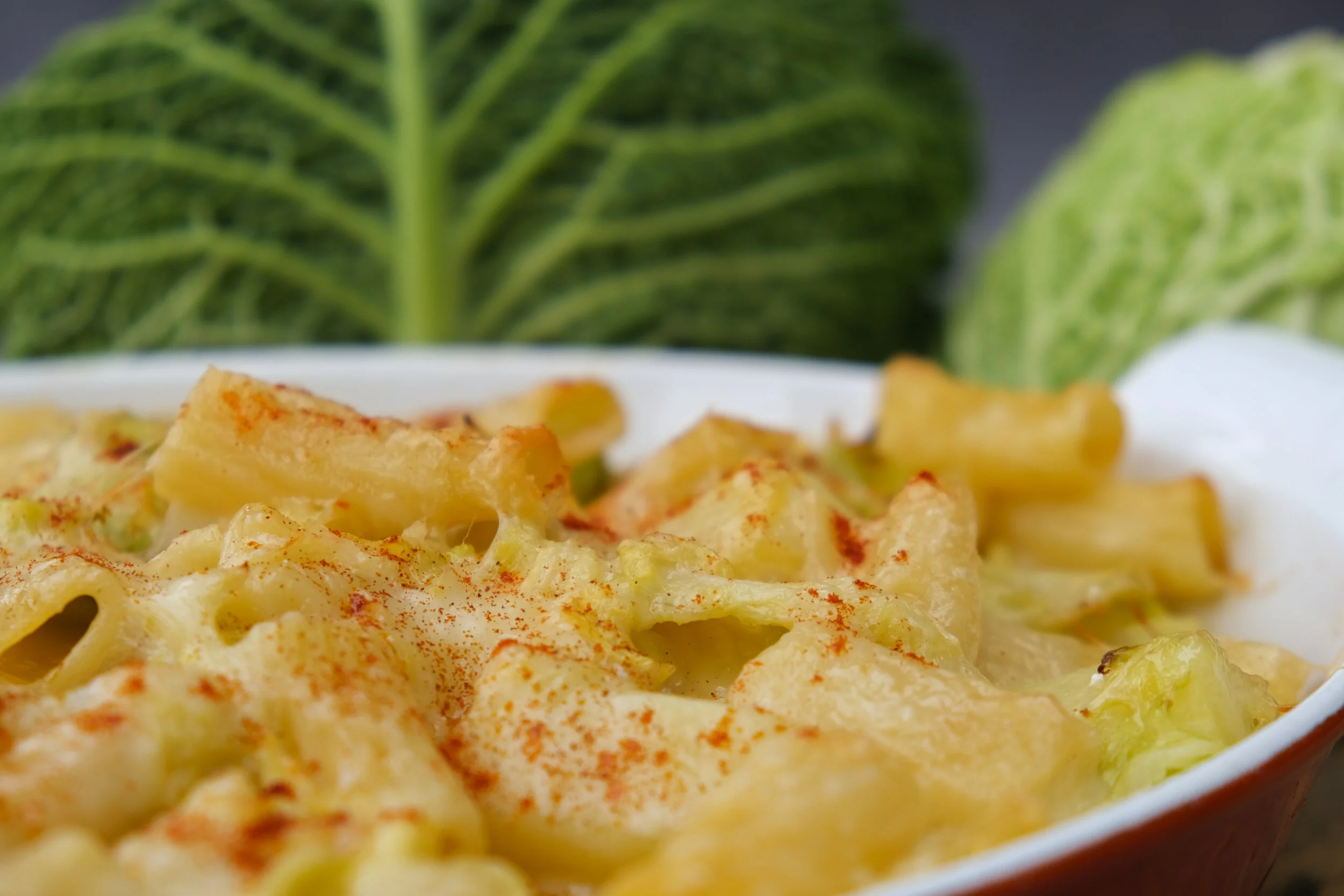 Pasta met kool en kaas 