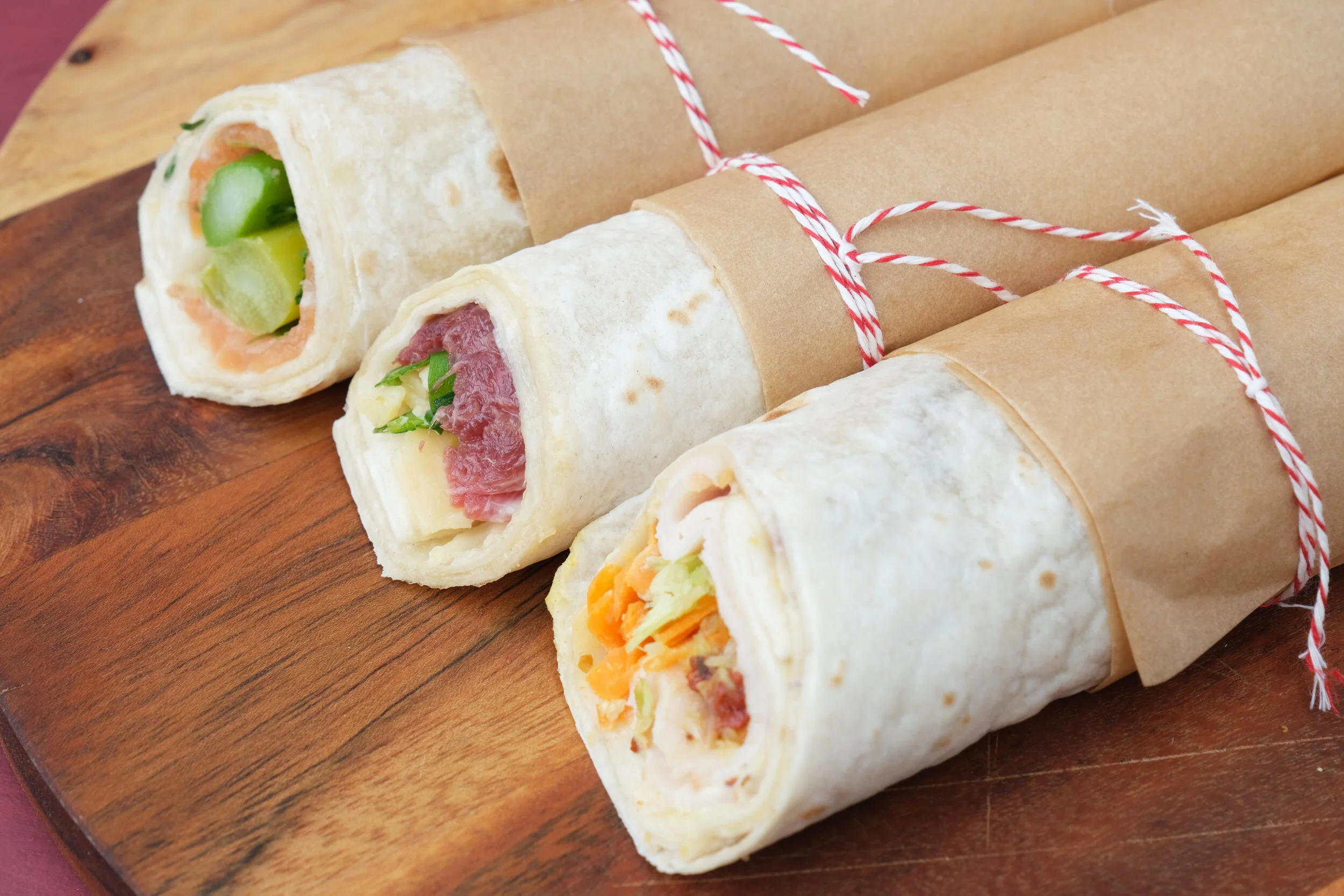 3 x Wraps