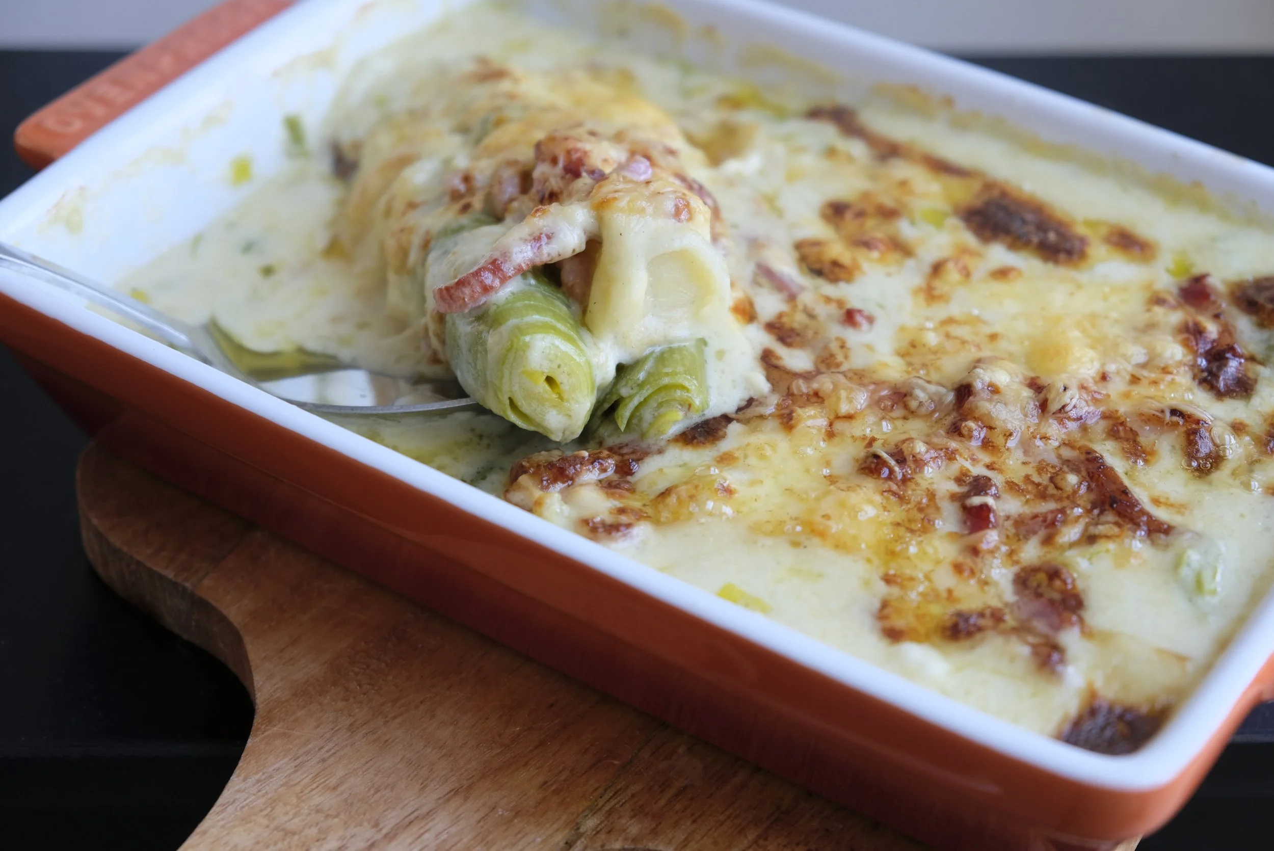 2 x gegratineerde preischotel