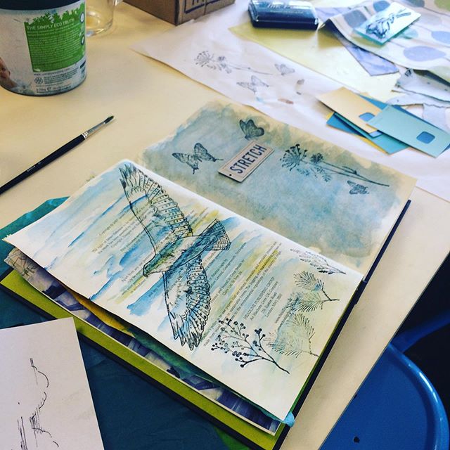 This Friday sketchbook club joins Art 4 Wellbeing in another chilled out art class. No pressure just space to be creative in your own way. 10am-12 this Friday @woodingsyardstudios  #artschool #chill #create #sketchbook #mentalhealth #mentalhealthawar