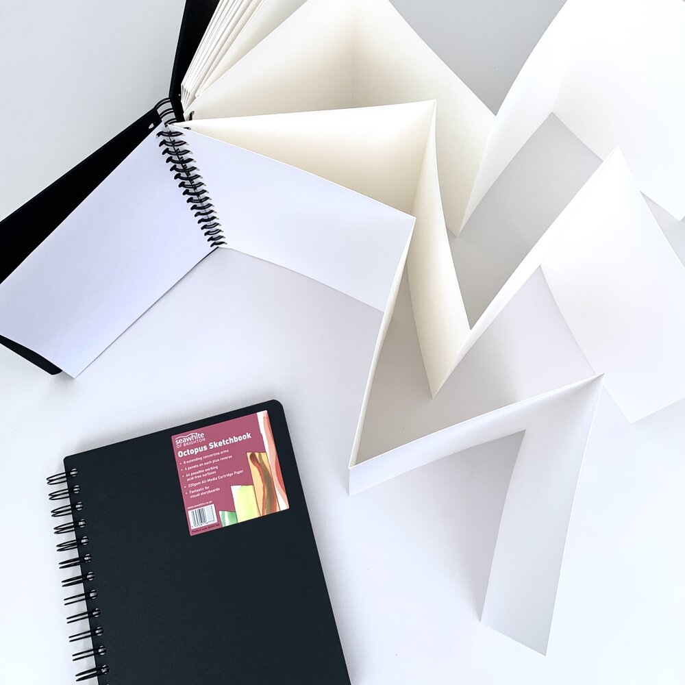 Seawhite Square & Chunky Black Cloth Hardback Sketchbook — ProteanArt -  Encouraging creativity