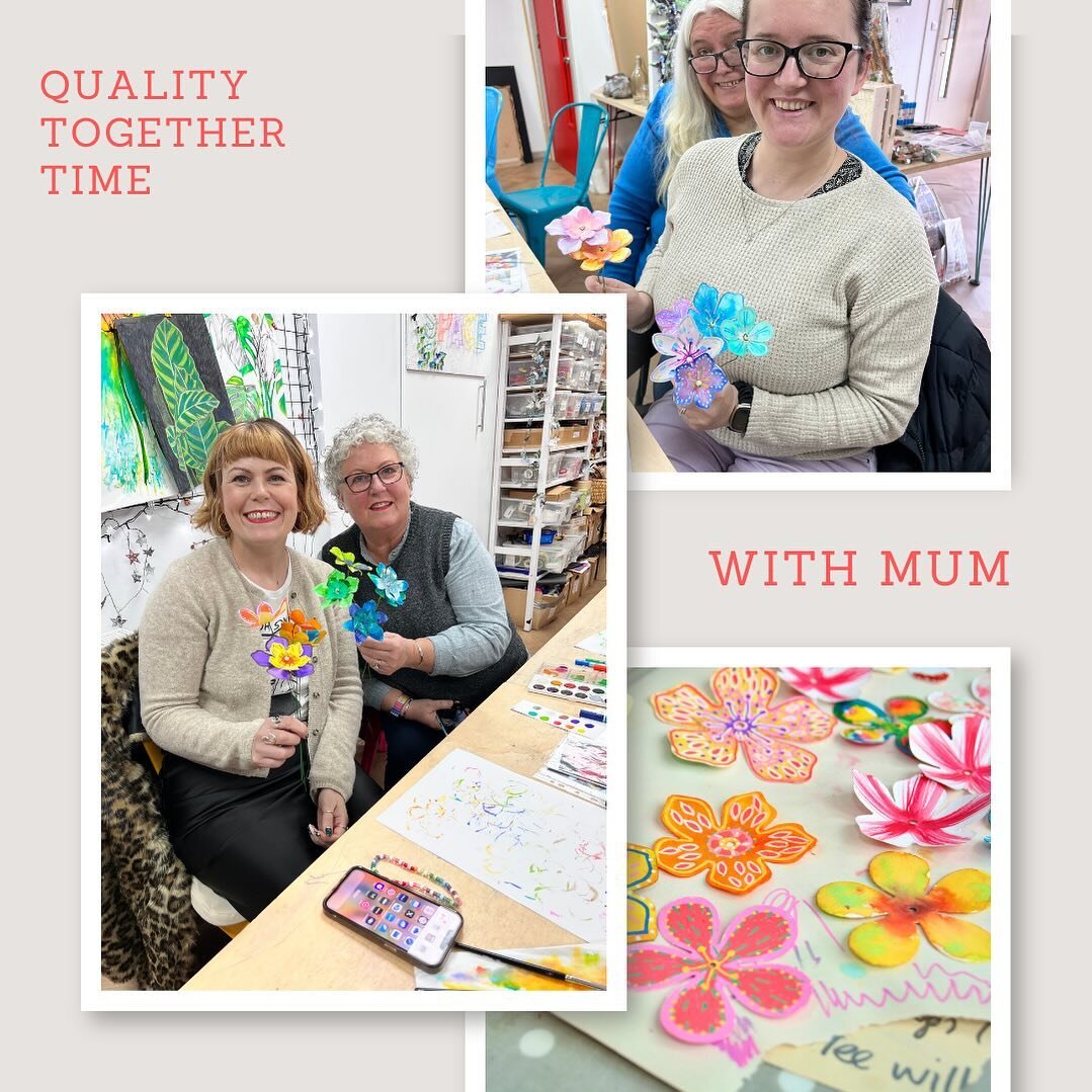 🌟These lovely ladies treated their mums to a creative workshop.
🌸Beautiful flowers were crafted, accompanied by lovely conversations, coffee &amp; cake. What a delightful morning it was! 

Book workshop with someone you love
Www.ProteanArt.com

#fl