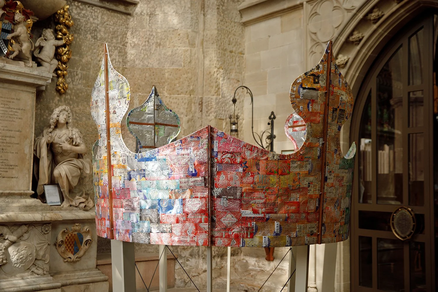 King Athelstan recycled metal crown, Tamworth
