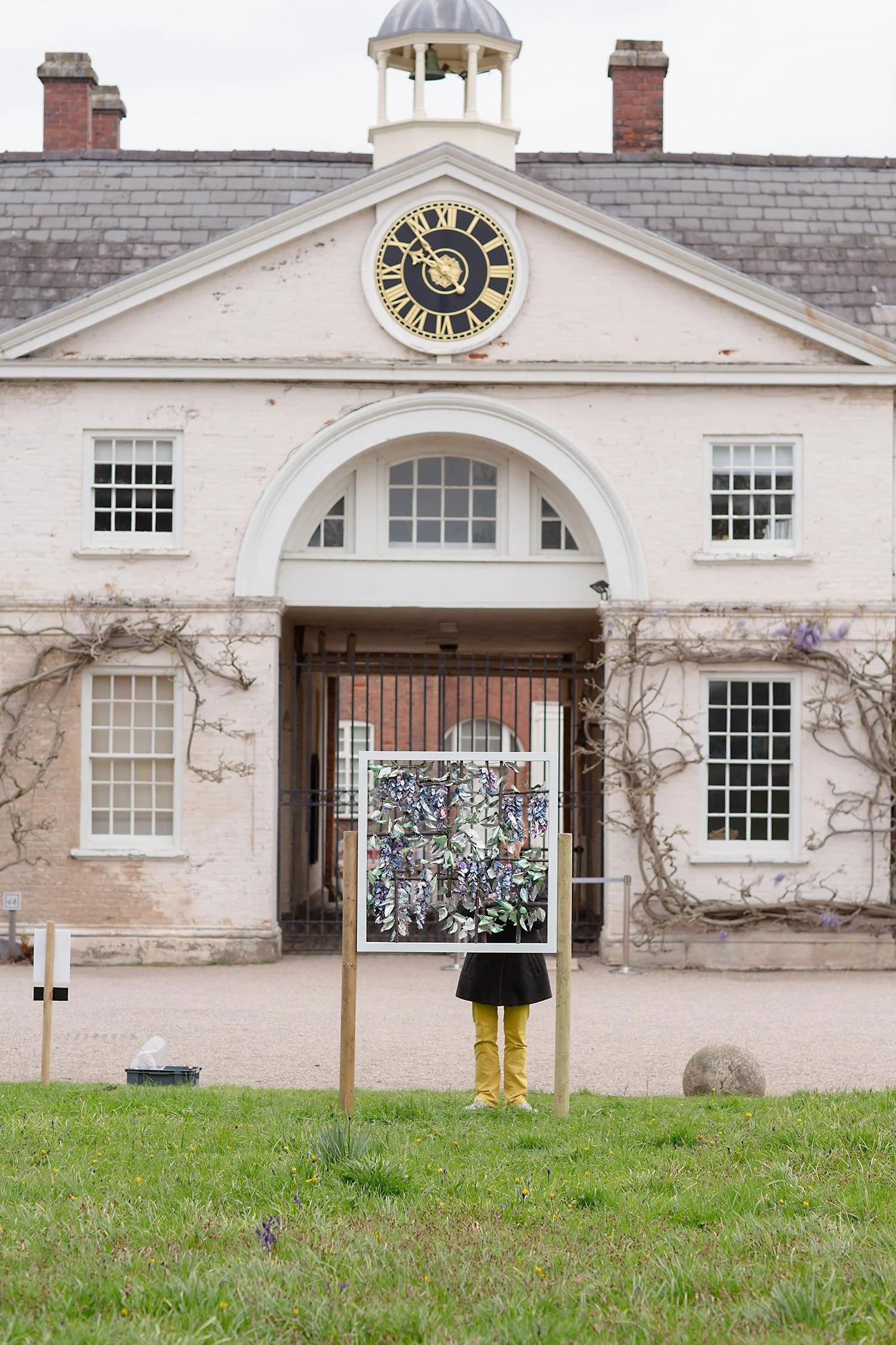 meta Wysteria art installation at the National Trust Shugborough estate Stafford