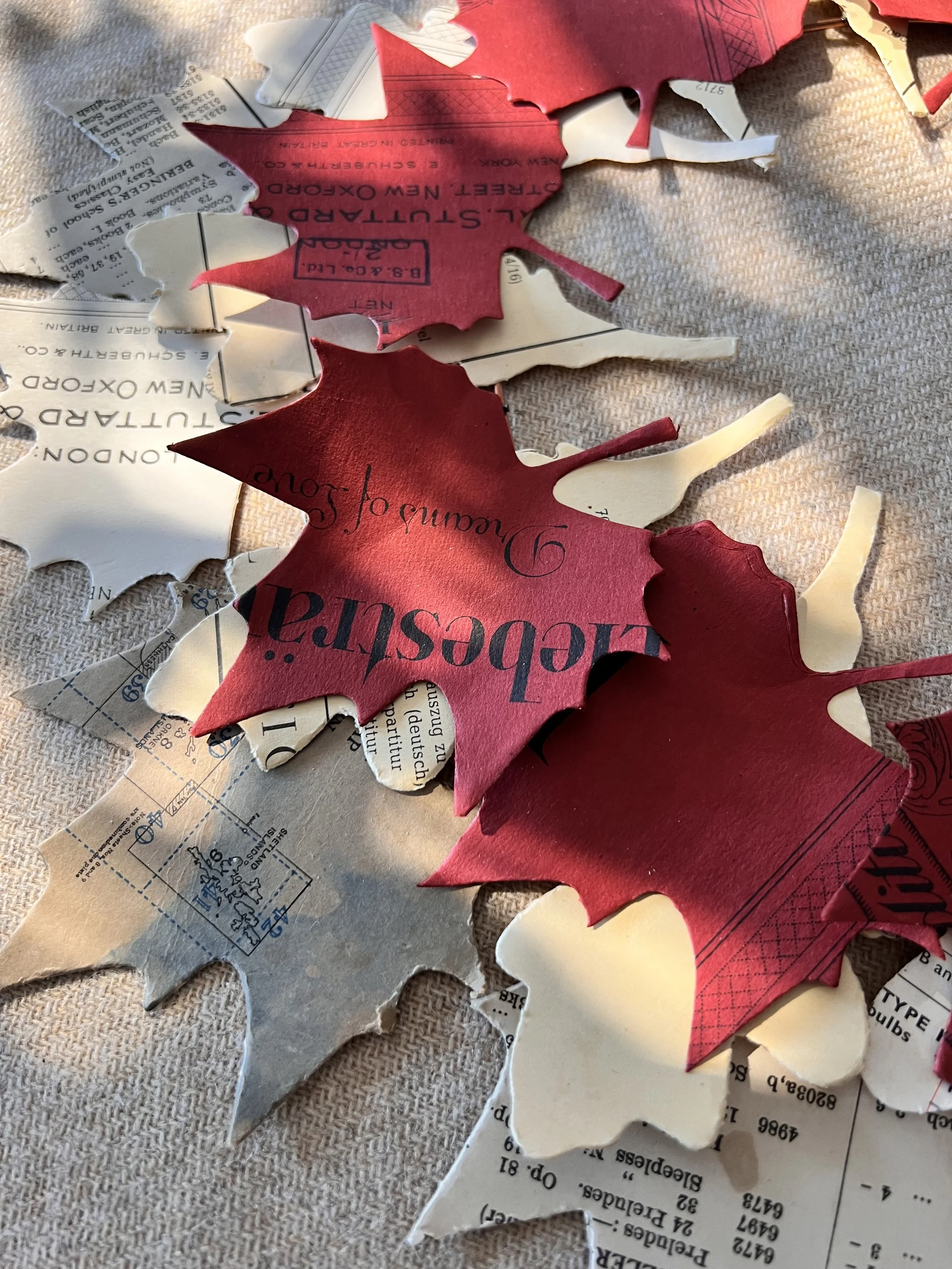 Autumn Paper wreath workshop