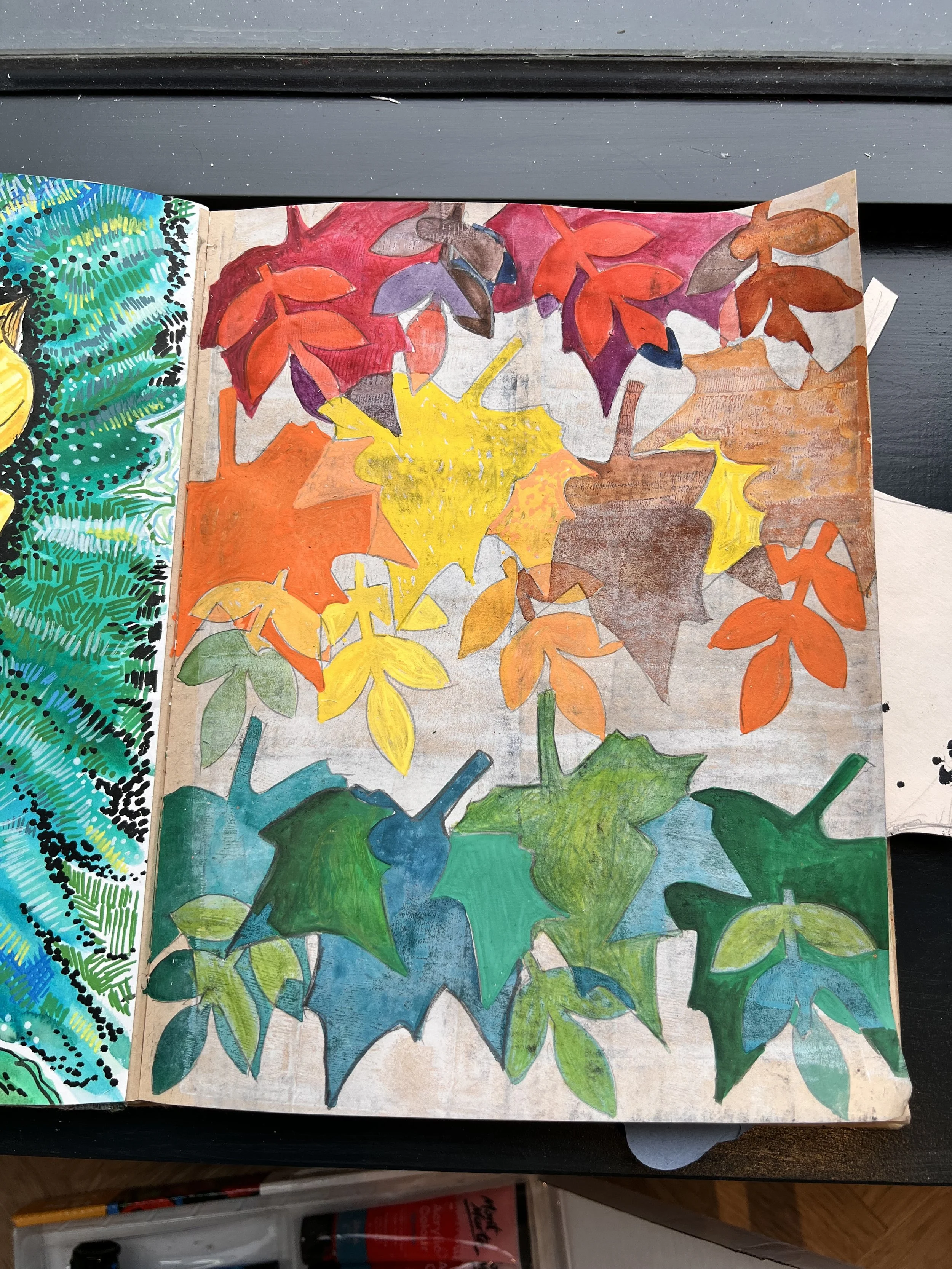 Autumn themed Watercolour class