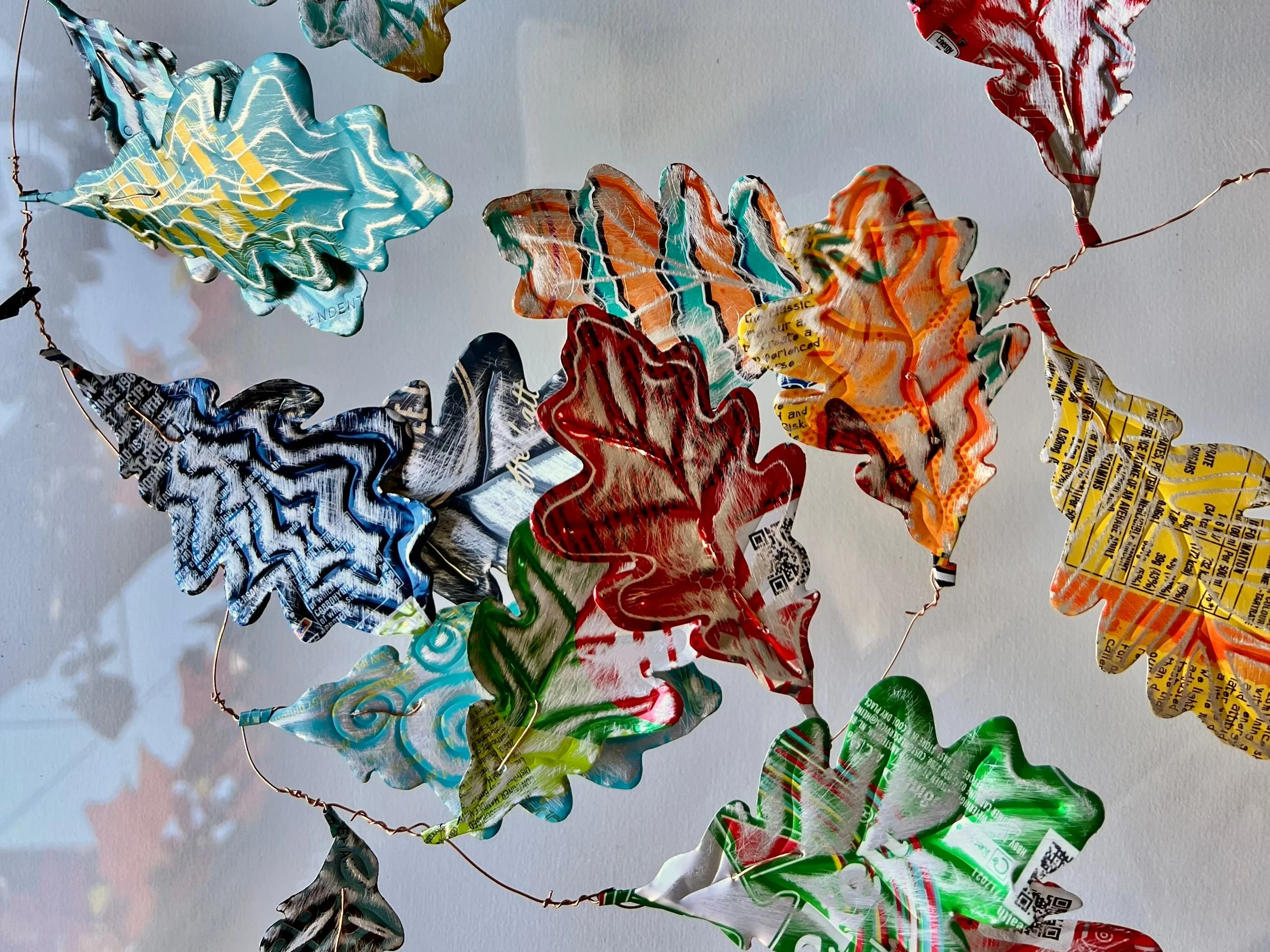 Oak leaf - soda-can garland making kit