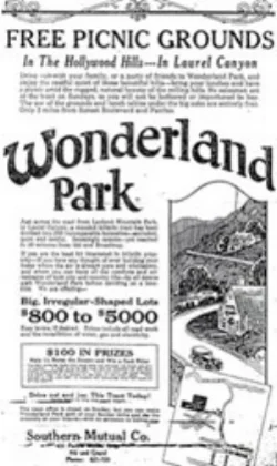 An ad for Wonderland Park published in 1924.