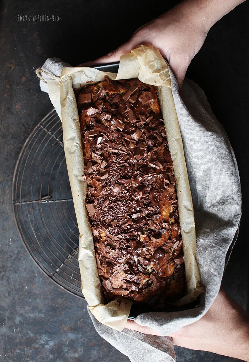Bananen-Schoko-Kuchen mit Ricotta ist einfach und schnell zubereitet