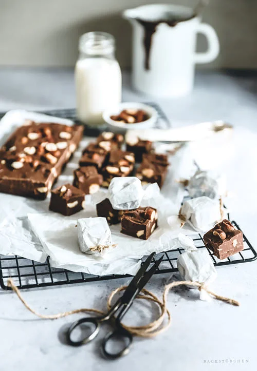 Lust auf selbstgemachtes Schoko-Fudge?