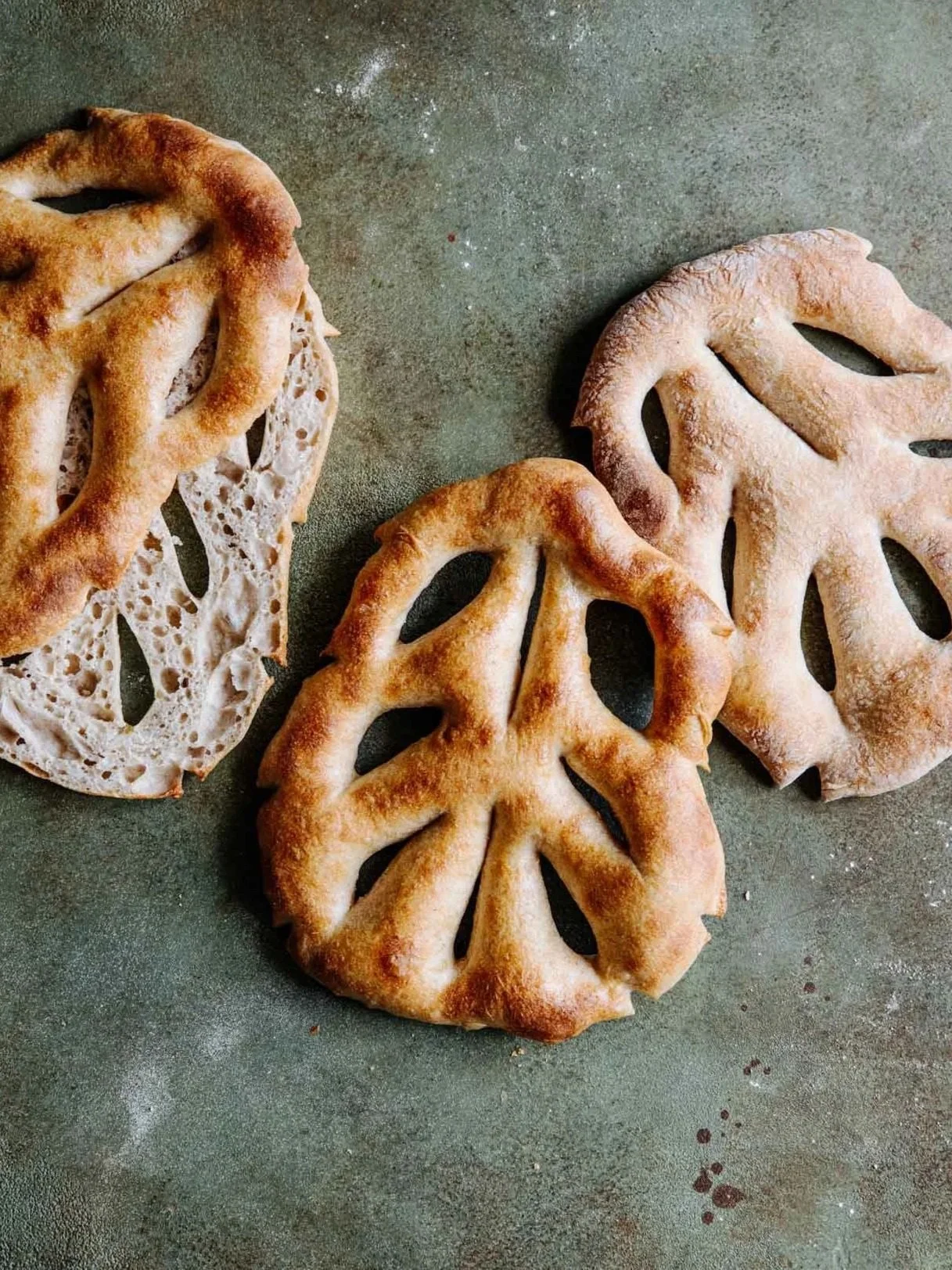 Französische Fougasse