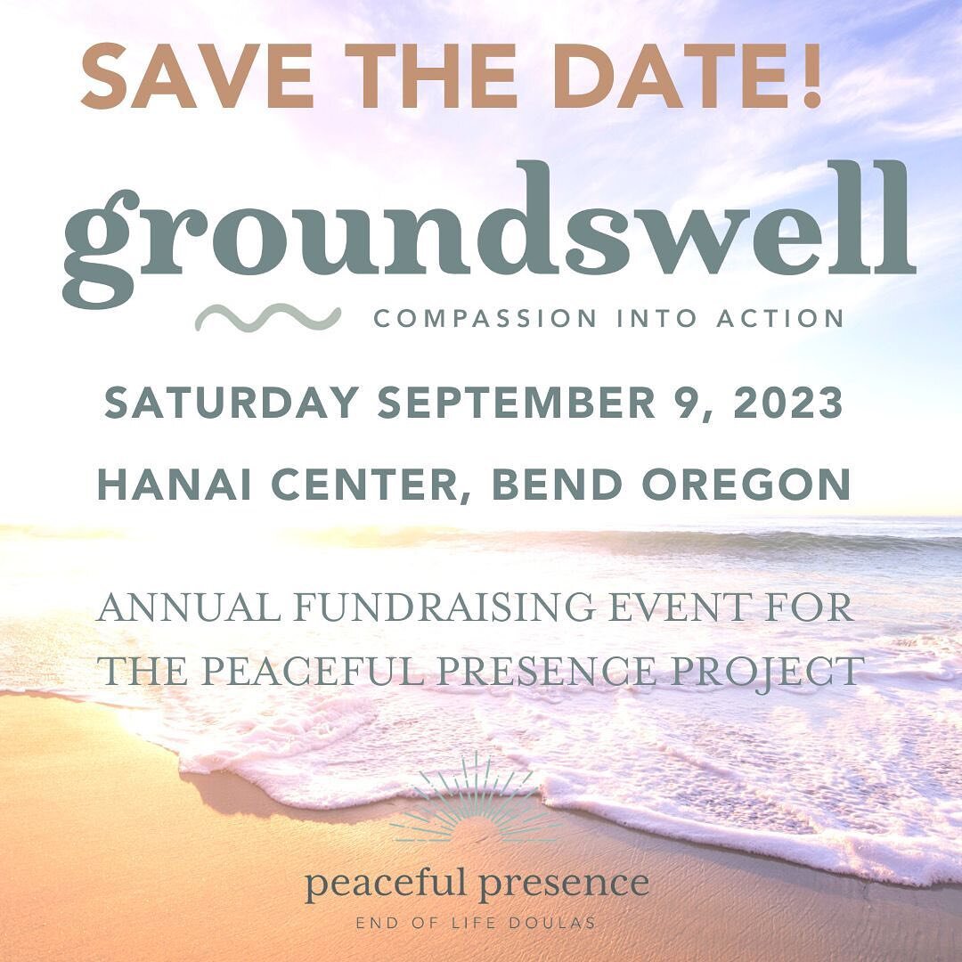 SAVE THE DATE!  Please join us on Saturday, September 9, 2023 in beautiful Central Oregon for our annual community fundraising event: Groundswell. This annual event will feature live music, food, drinks, a silent auction, and education about the posi