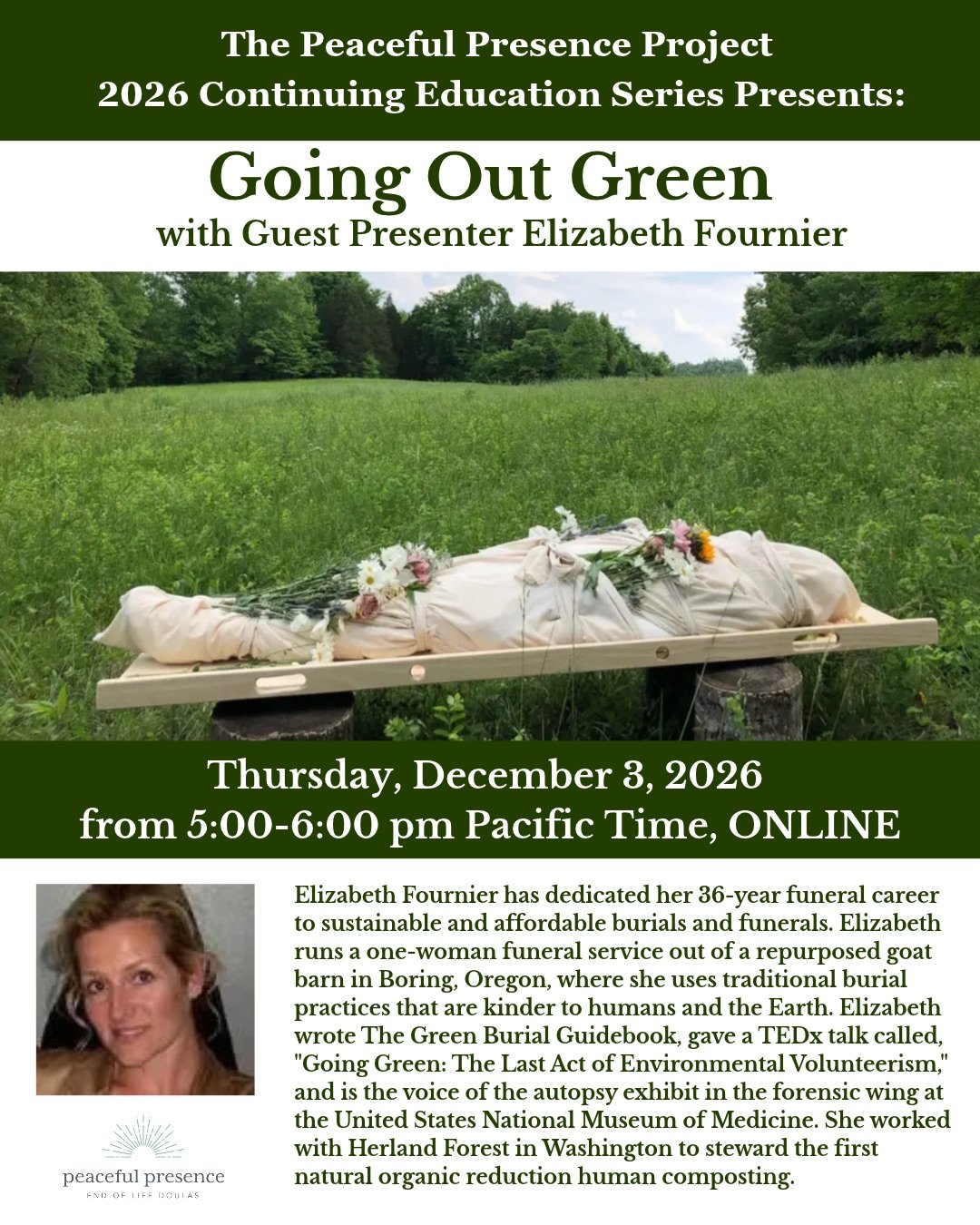 GOING OUT GREEN