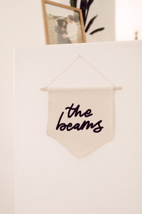 custom name canvas flag