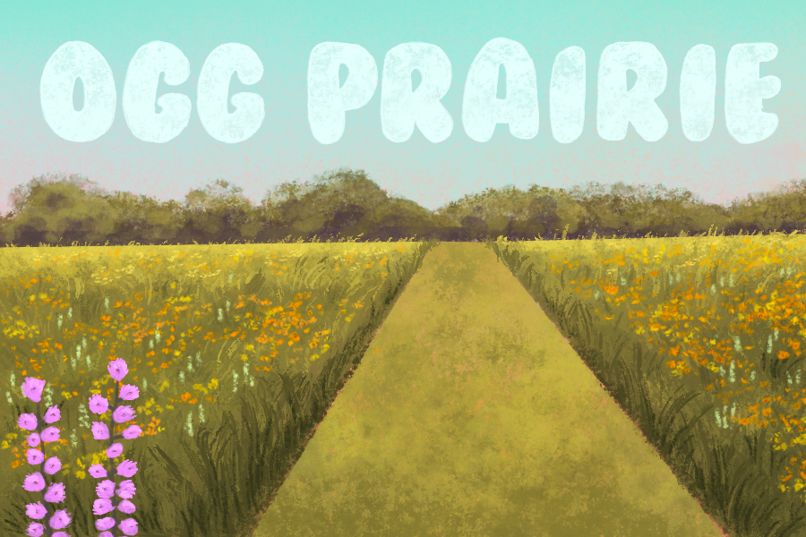 Ogg Prairie Sticker Design
