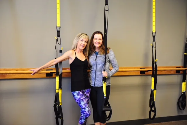 Kim and Maura - All about the TRX!