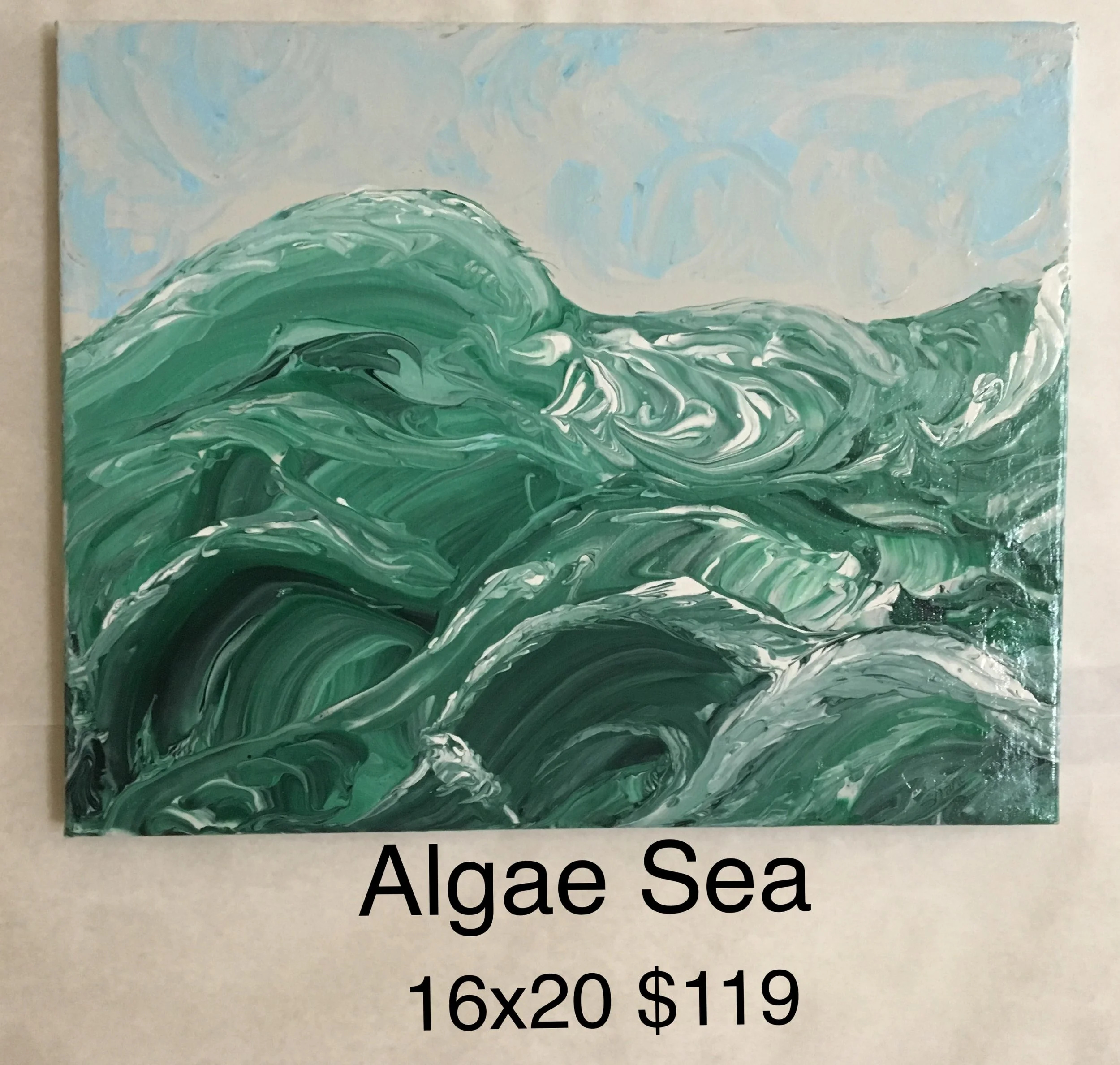 Algae Sea 16x20