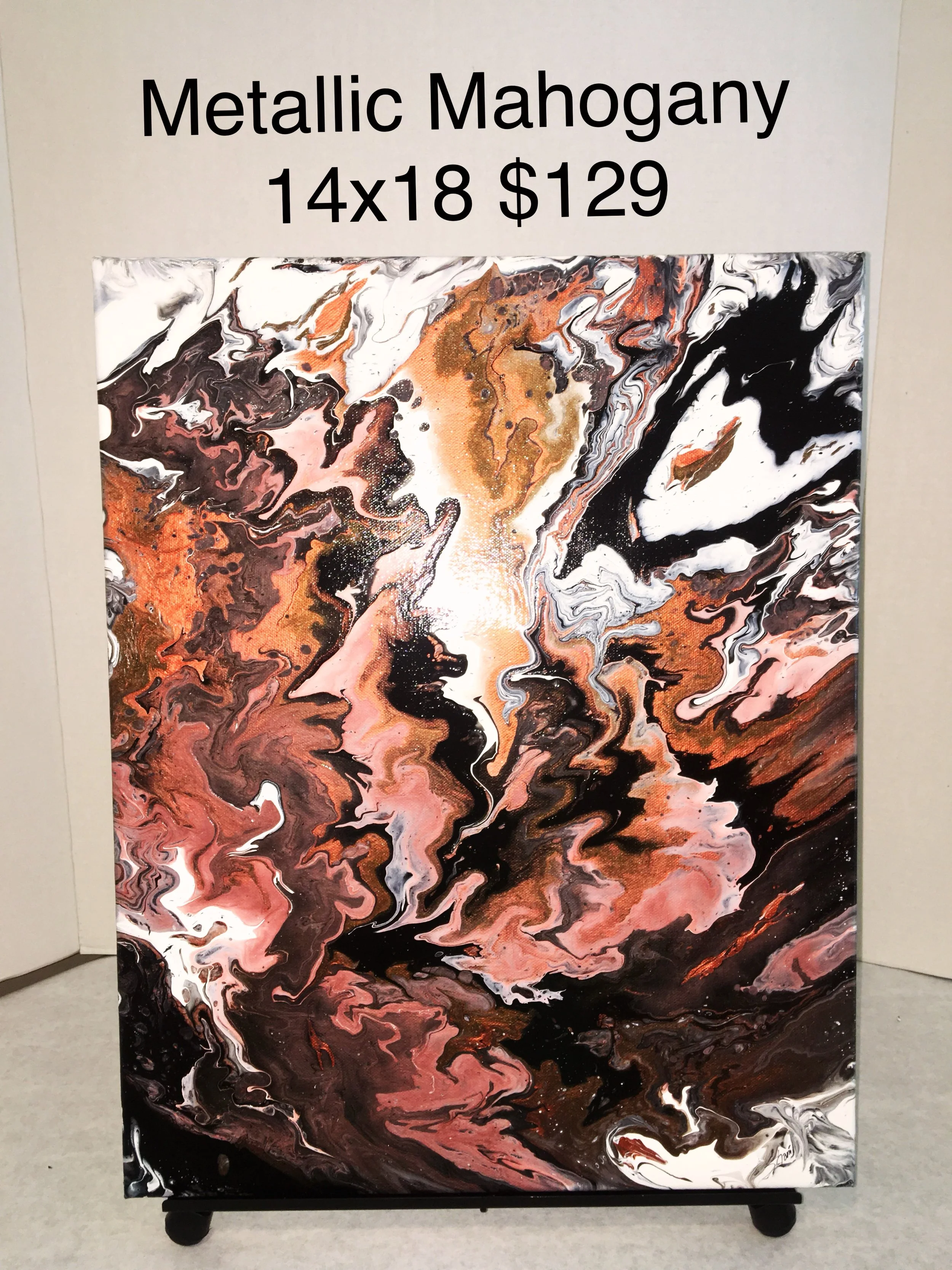 Metallic Mahogany 14x18