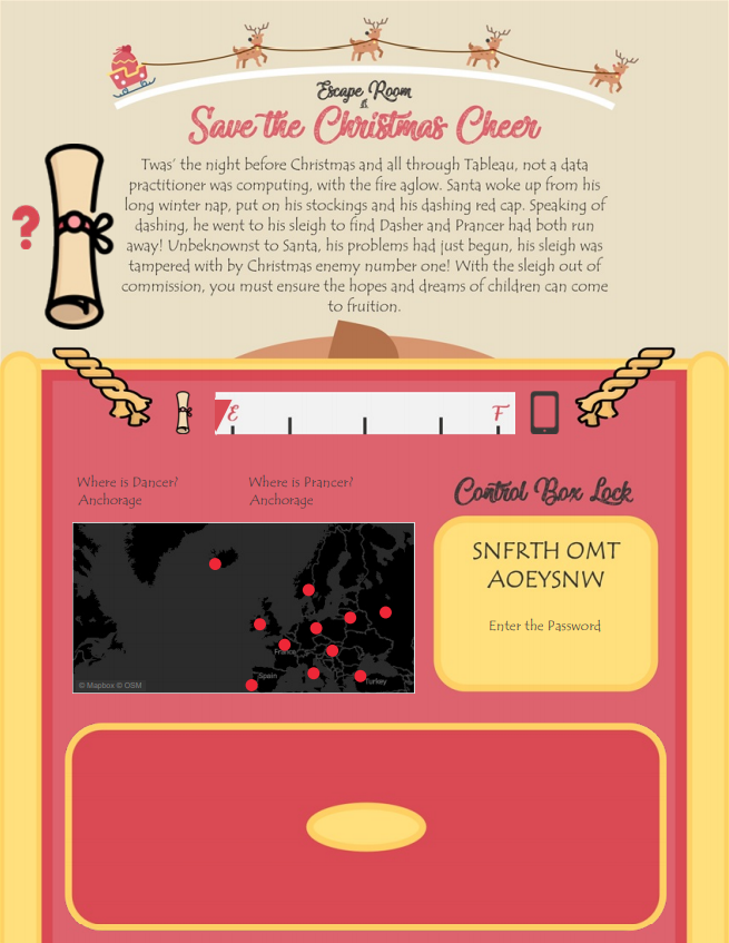 Save the Christmas Cheer Tableau Dashboard