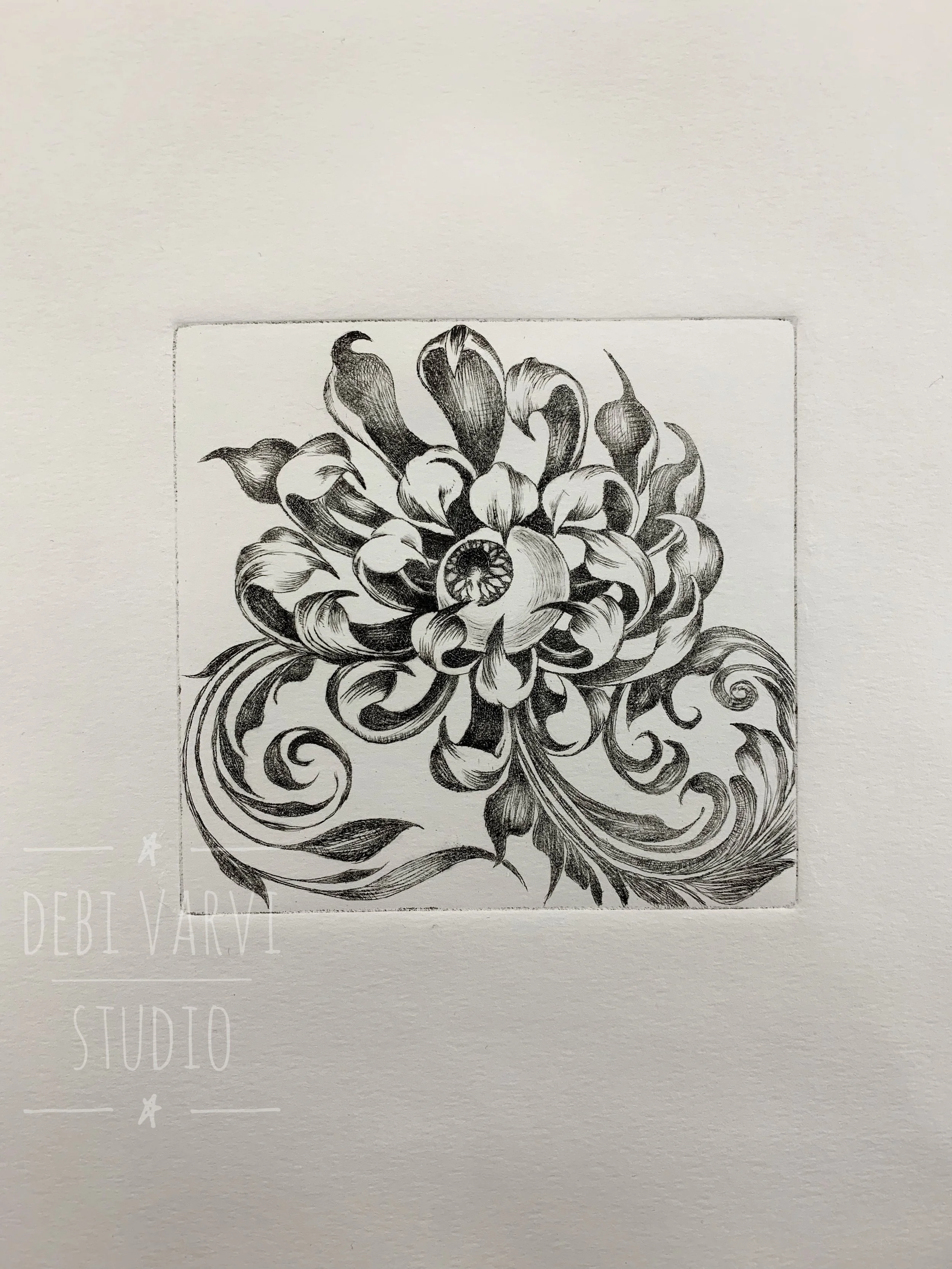 Dry Point Printing Classes at Division 9