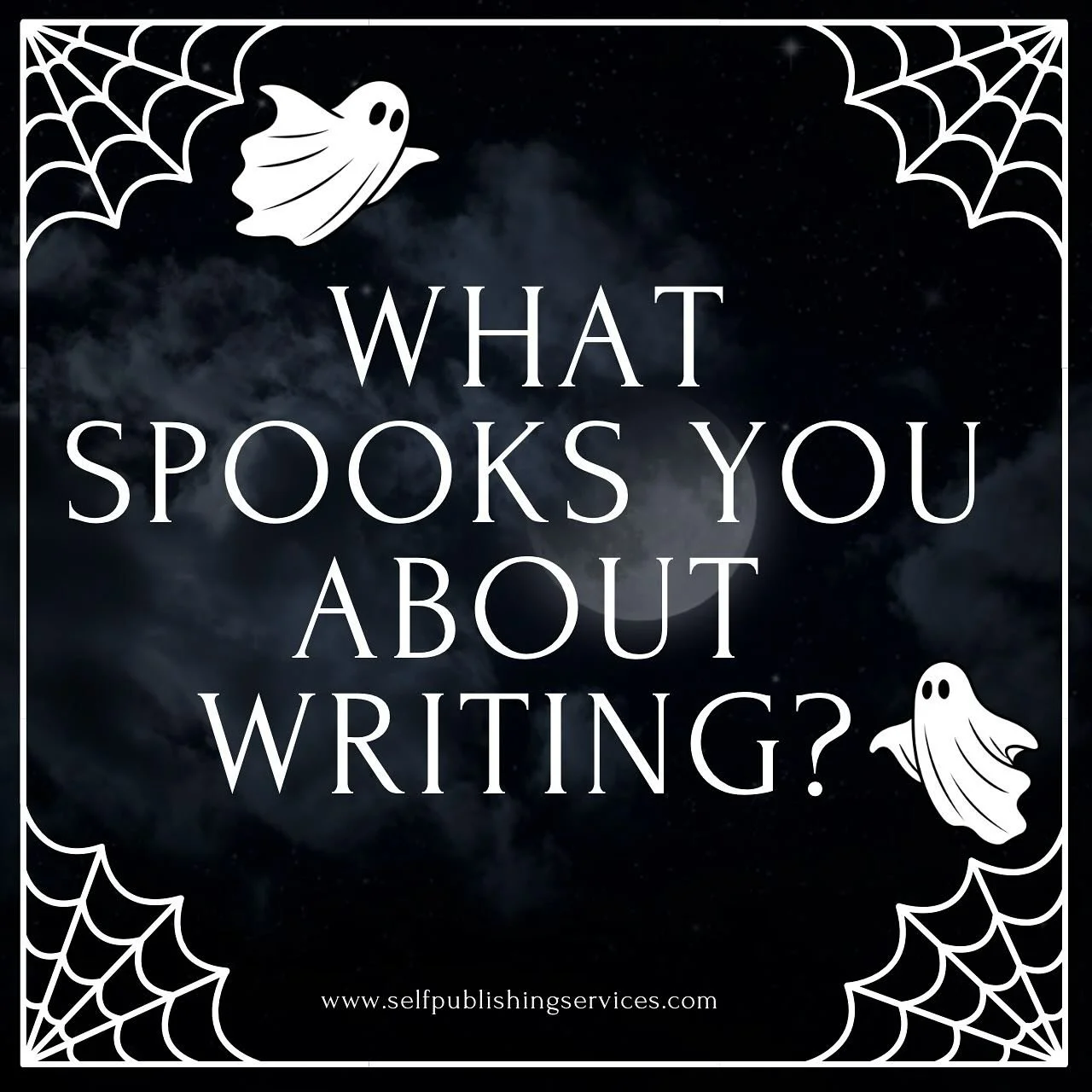 It&rsquo;s spooky season, which means it&rsquo;s time to talk about the scariest parts of being a writer. What scares you about writing? Is it time management? Maybe a case of imposter syndrome? Accusations of being AI when using an em dash? Tell us 