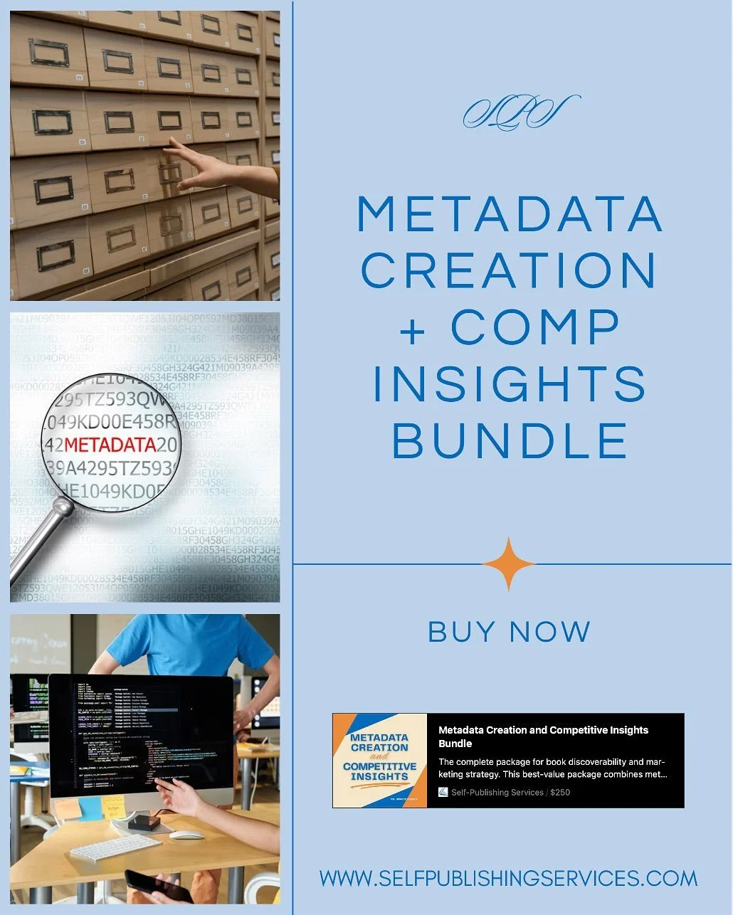 Take control of your data! Explore our Metadata Creation + Competitive Insights Bundle and our expert Metadata Review services, all designed to help your content perform better.
👉 Start optimizing today. Check out the Linktree in our bio for more.😉