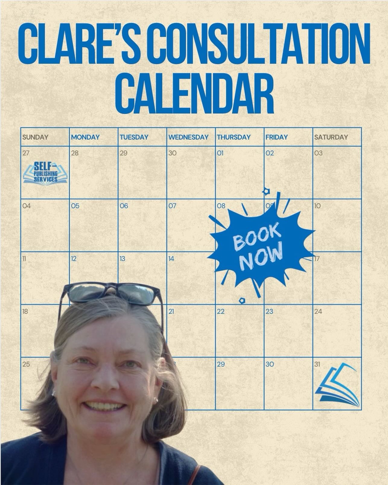 Clare&rsquo;s consultation calendar is filling up. DM us for a link a book a consultation today.
.
.
.
#SPS #selfpublishingservices #editingservices #writingabook #publishingservices