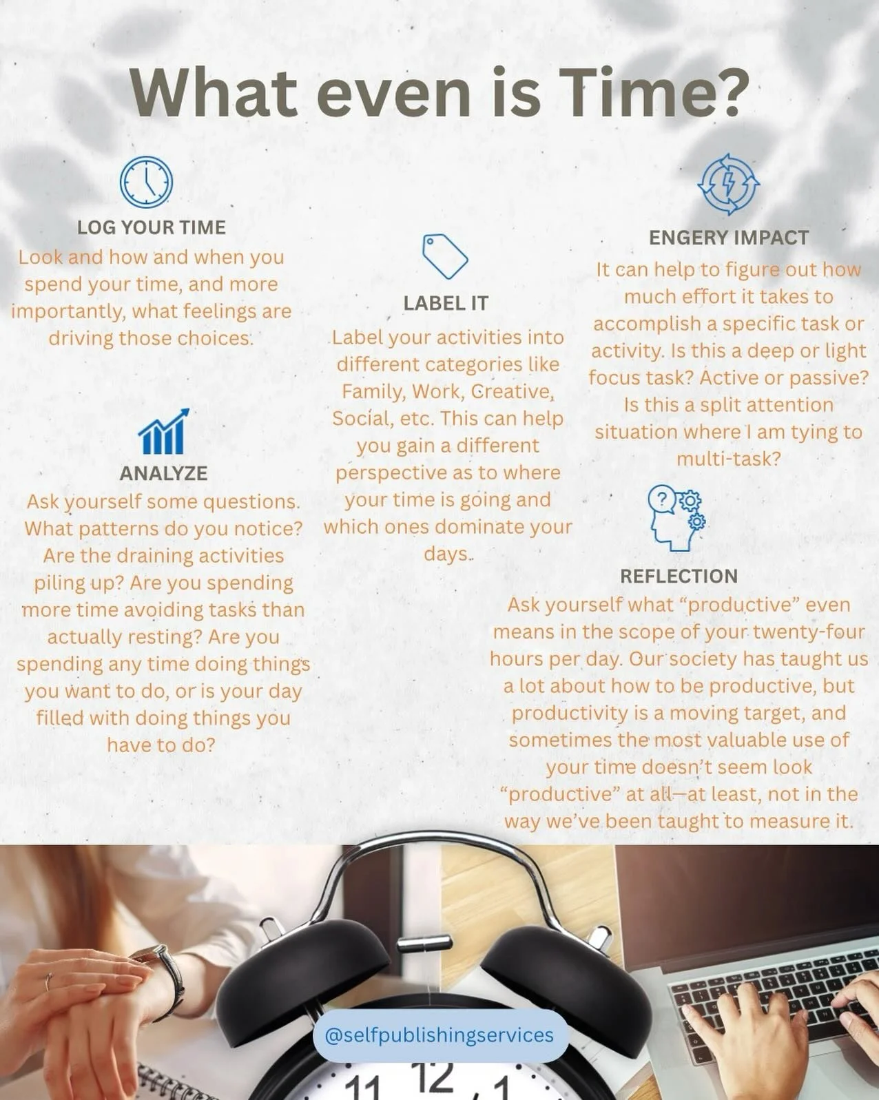 Struggling to manage your time while finishing your manuscript? Here are five suggestions from our latest whitepaper, The Time Manifesto, that can help you better understand what productivity means to you and how to start using your time how you want