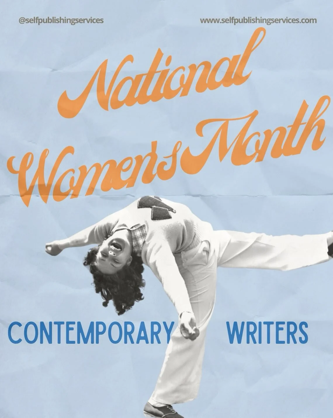 Welcome to the contemporary edition! Here are some more amazing authors to celebrate Women&rsquo;s History Month. Tell us some of your favorites in the comments below.
.
.
#SPS #selfpublishingservices #womenshistorymonth #writersofinstagram #womeninf