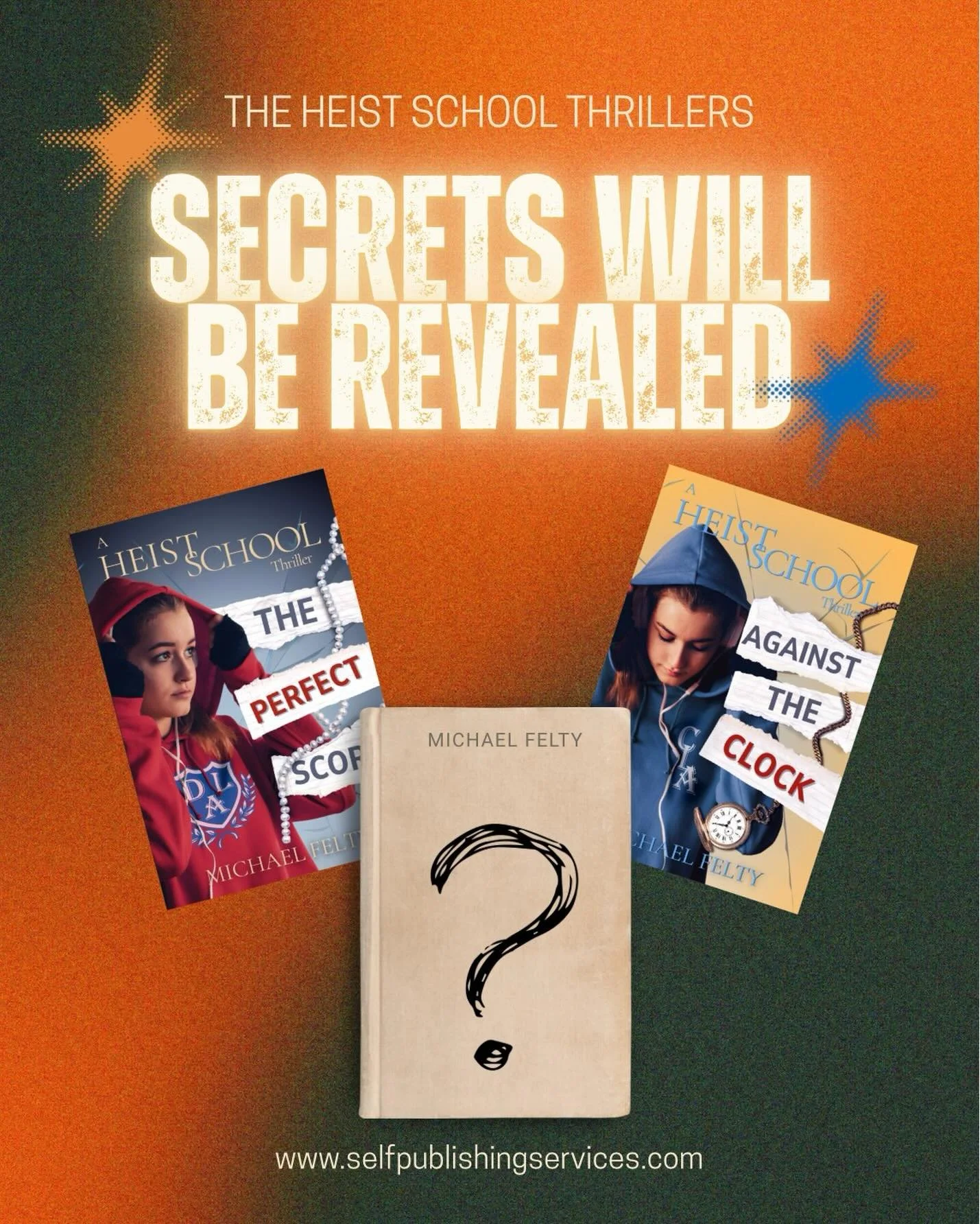 We are so happy for Micheal Felty. Readers are getting invested in the adventures of fifteen year-old Ally Robison in The Perfect Score. In The Perfect Score, Ally takes on bullies at her elite academy by day and robs the ultra-wealthy to help suppor