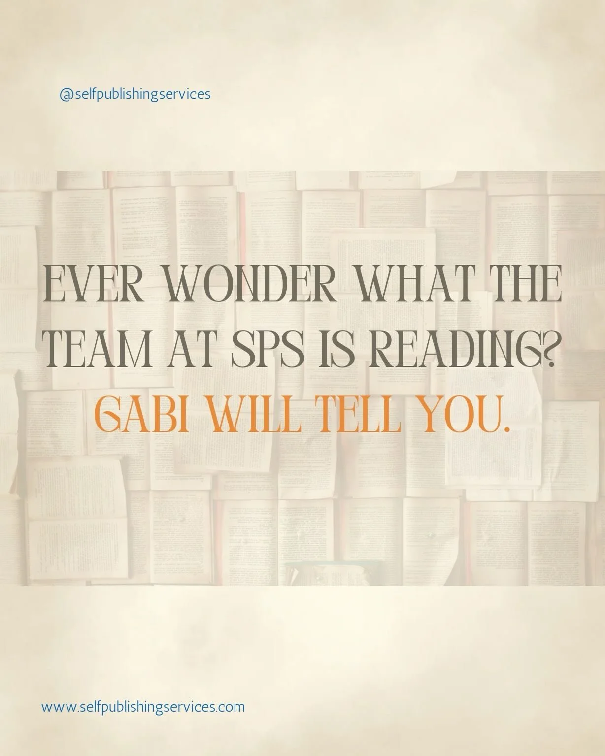 Ever wonder what the team at SPS is reading? Well, we&rsquo;ll tell you. First up, what&rsquo;s Gabi reading? Do you have a book you&rsquo;re really passionate about, the way Gabi is Wilde about Oscar?  Tell us in the comments below!
.
.
.
#SPS #self