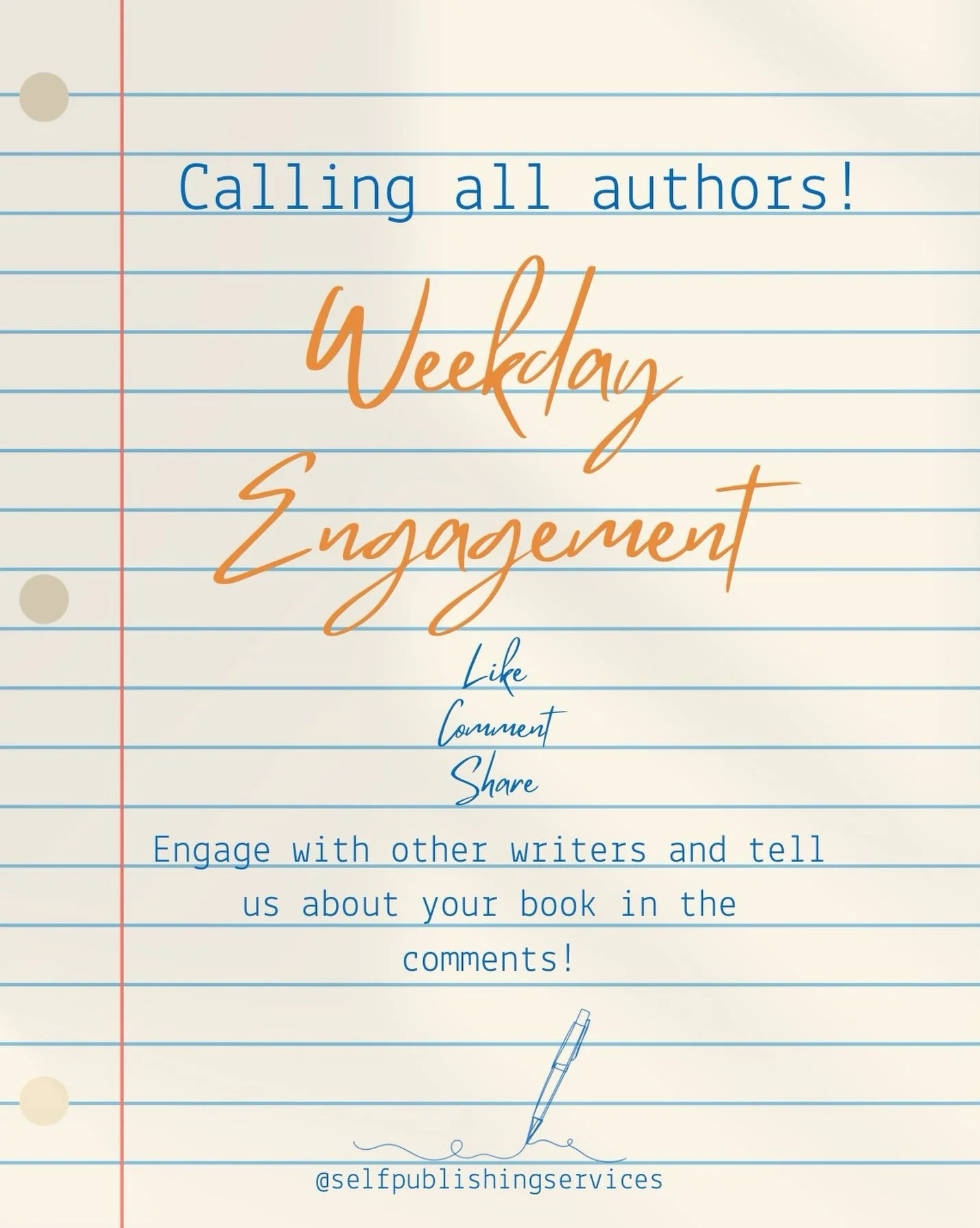 ✨ Midweek Author Mingle ✨
🤝 Follow fellow authors
❤️ Like and comment on each others posts
📖 Check out books that catch your eye
💬 Engage with both our content and each other&rsquo;s content to help grow this amazing community!
It&rsquo;s time to 
