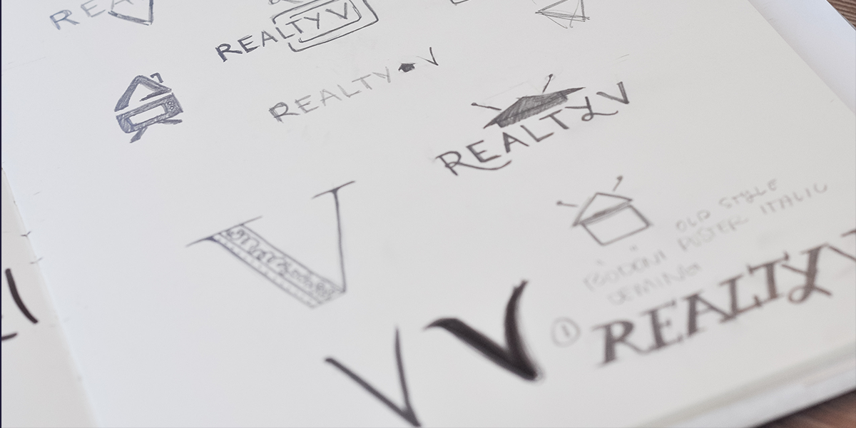 Sketching for the logo. I was going for something clean, modern, youthful and easily recognizable.