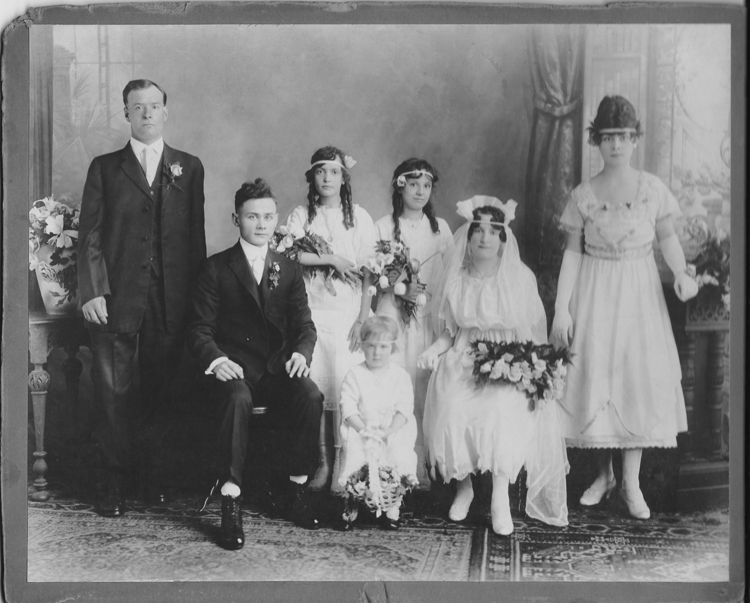 Mom and Pa’s wedding day, May 1917