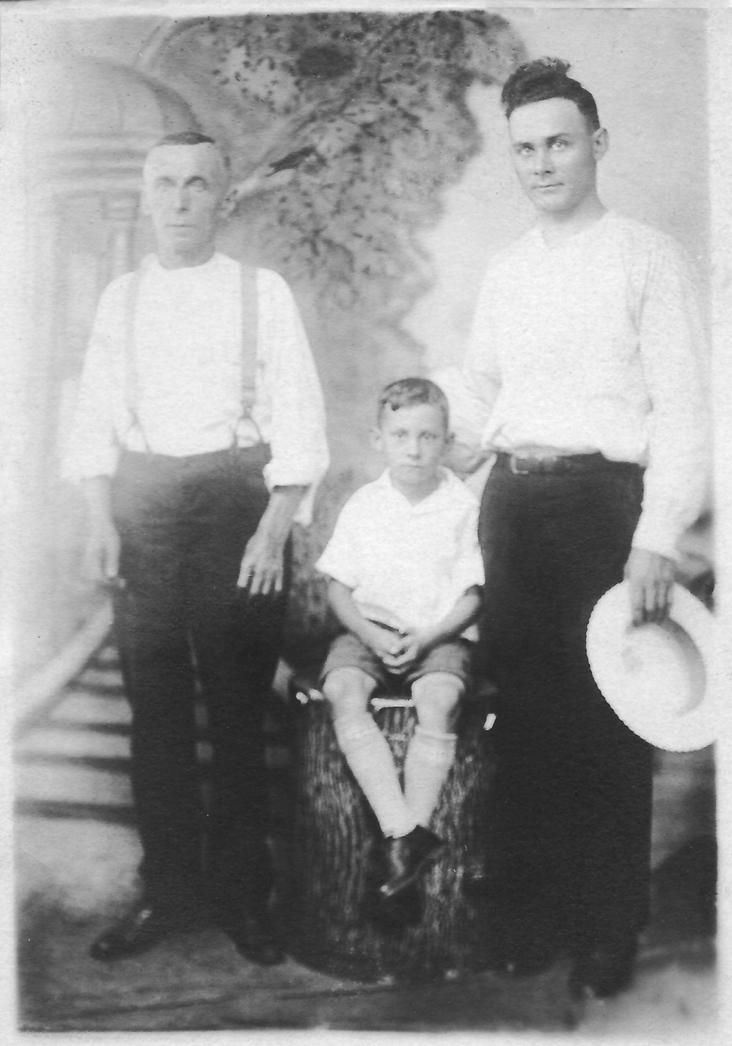 Grandpa Mossman, Herb and Pa, 1924