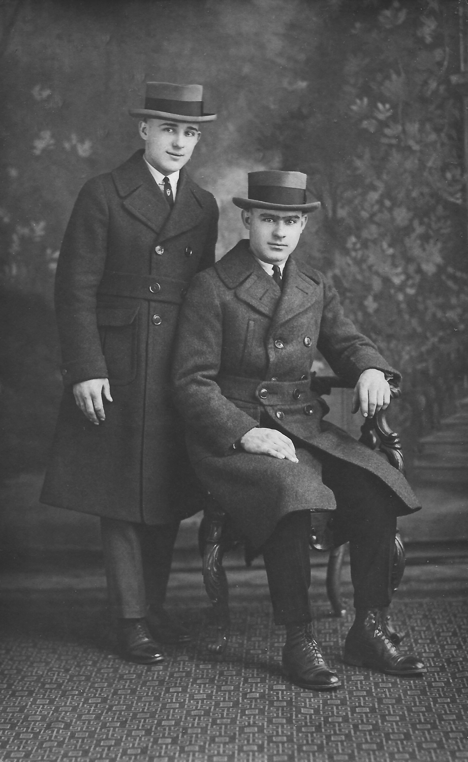 Pete and Walt Pozdro, around 1926