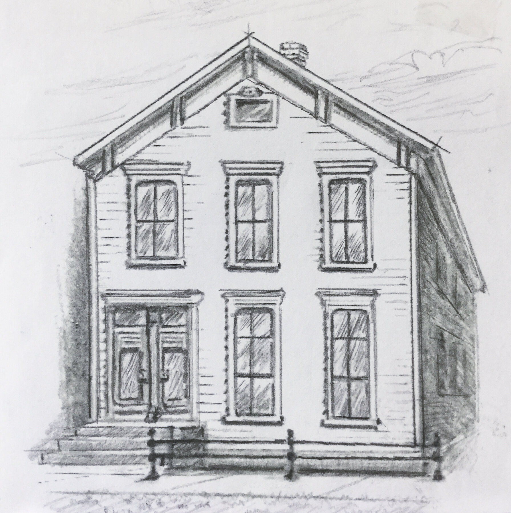 Burling Street House: Circa 1866.